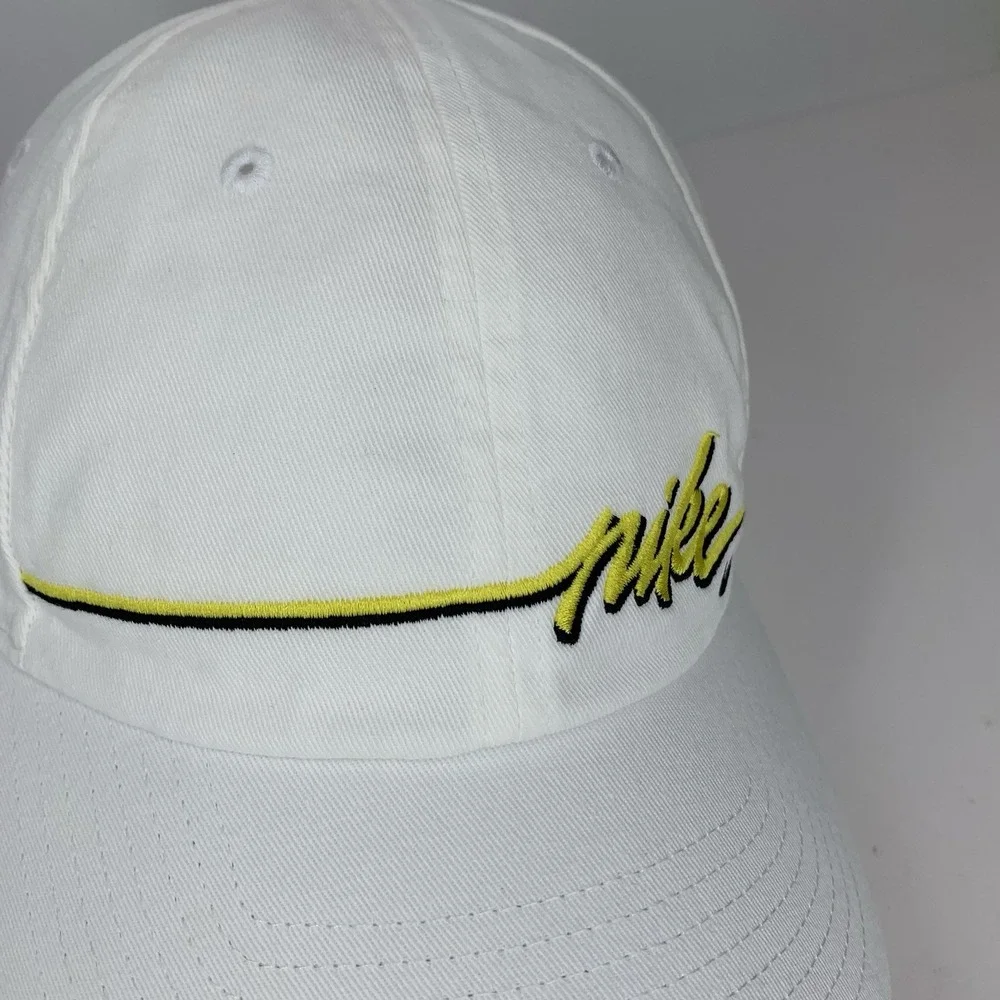 Nike white yellow